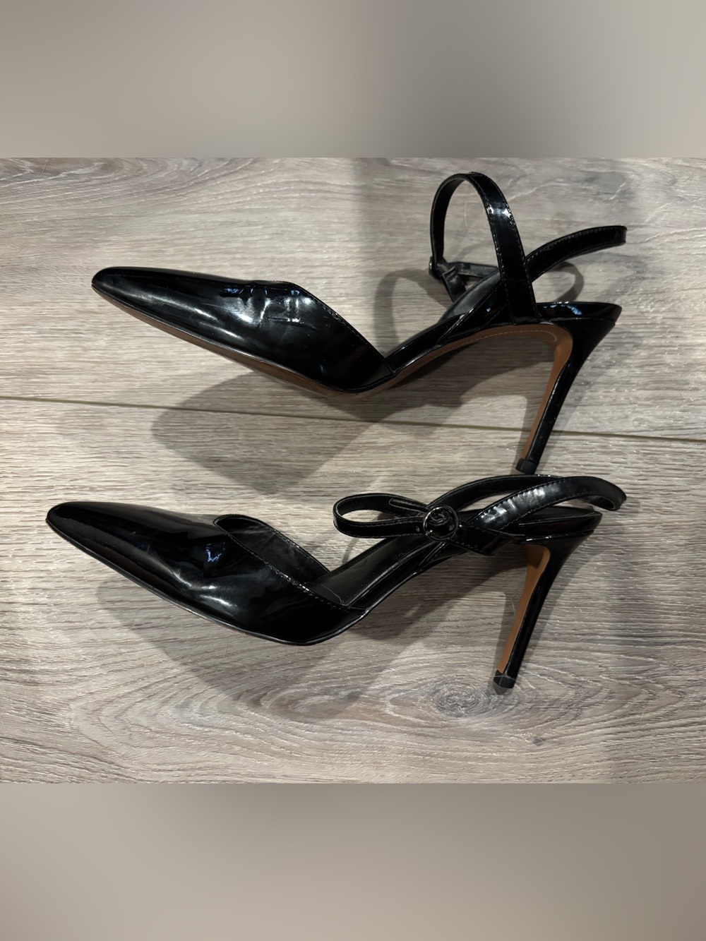 Banana Republic Black Slingback High  Heeled shoes size 7